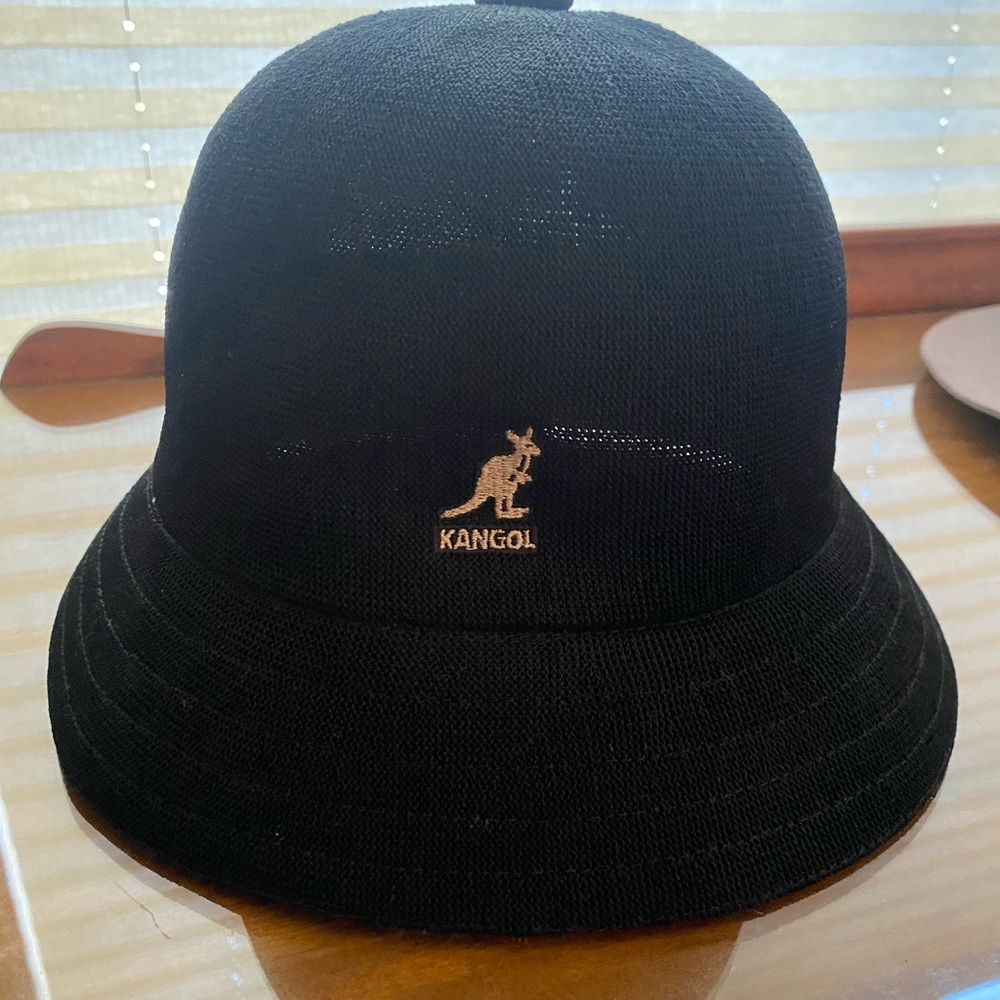 Kangol black bucket hat